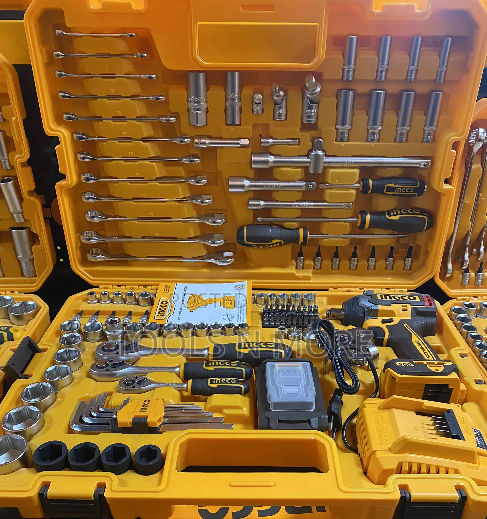 Ingco Impact Wrench and Accessory Tools (152 PCS Set)