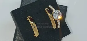Quality Gold Plated Engagement Wedding Rings
