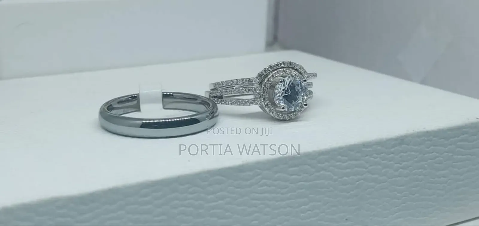 Quality Gold Plated Engagement Wedding Rings