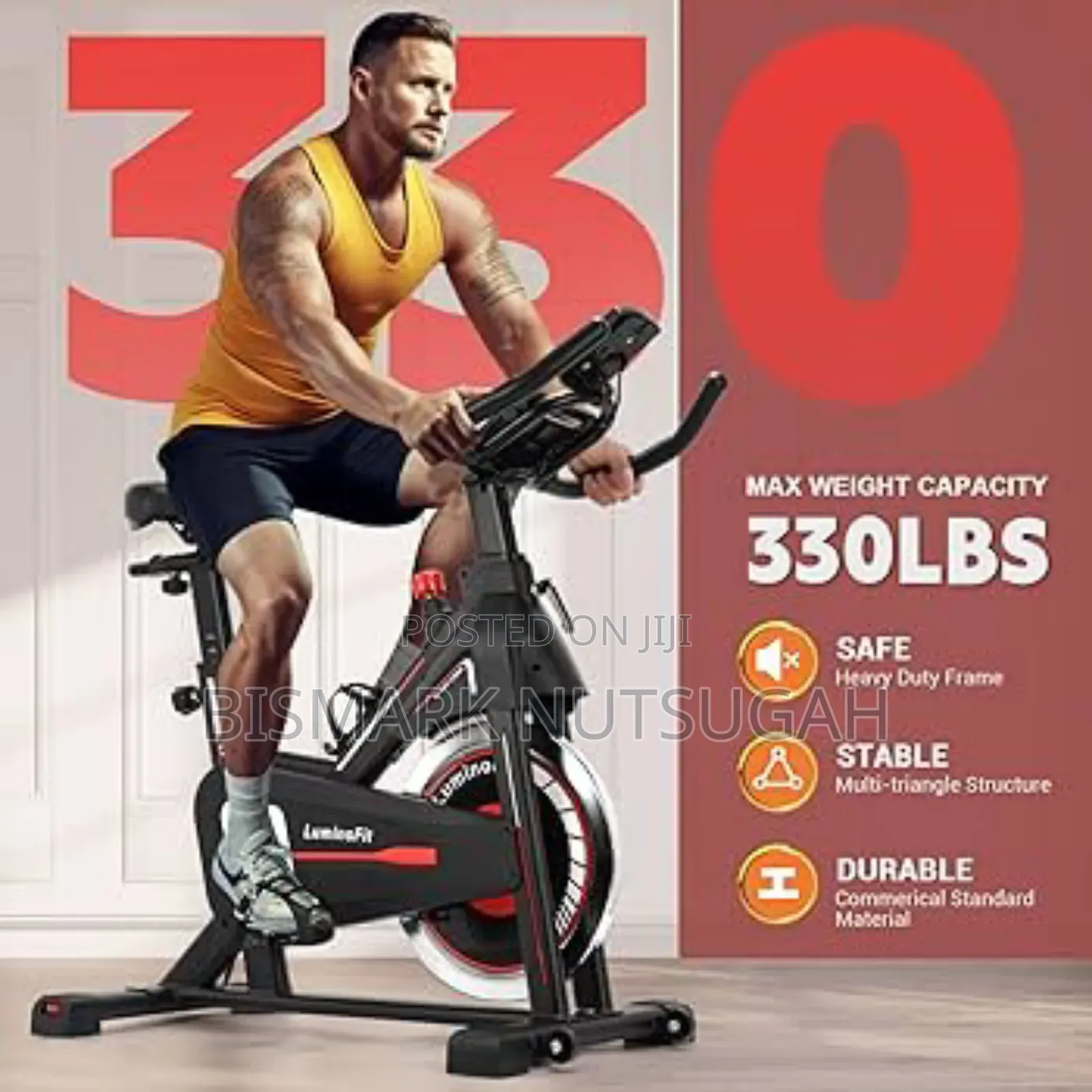 Workout Fitness Spinning Exercise Bike