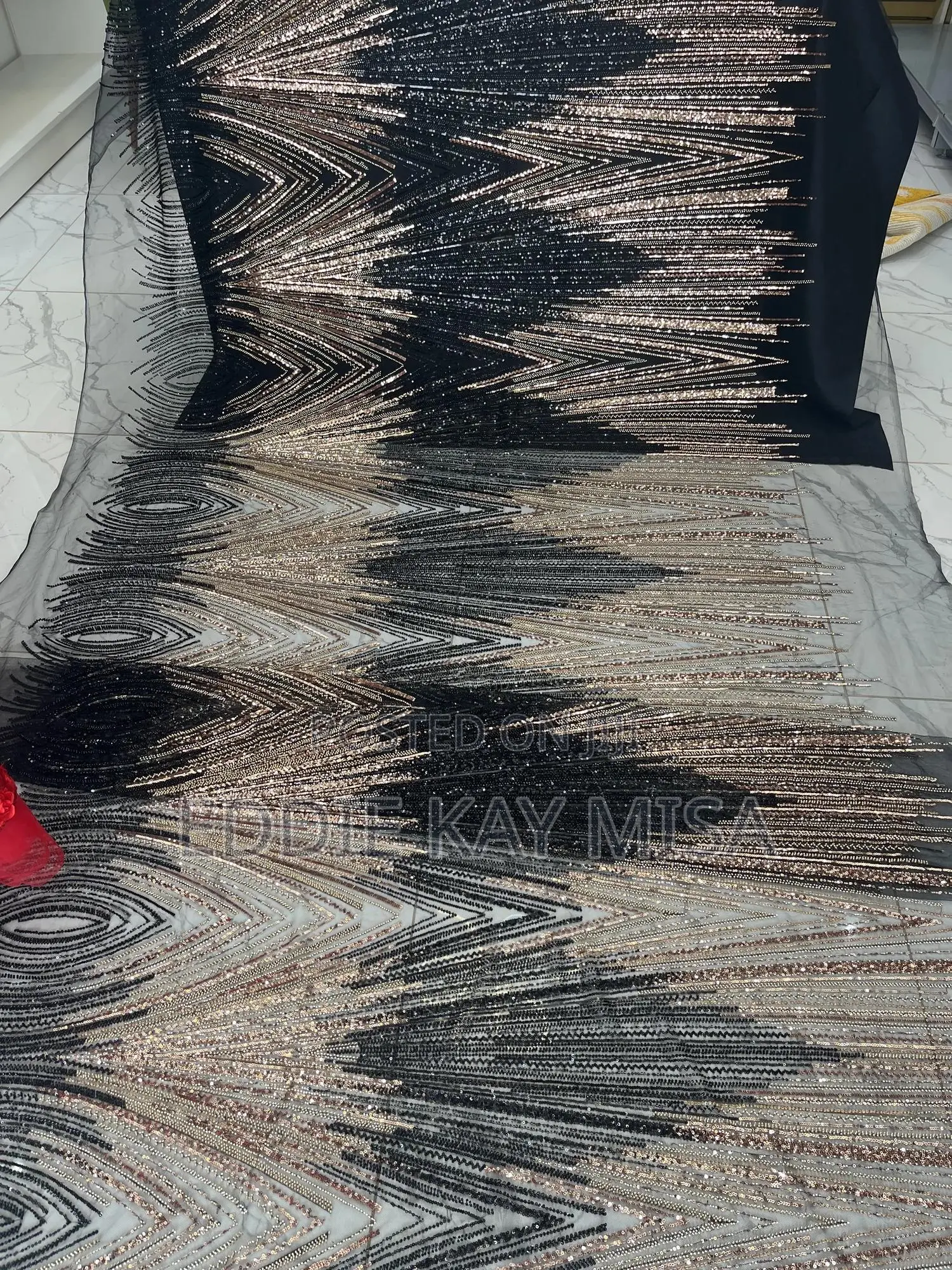 Beaded Sequence Lace
