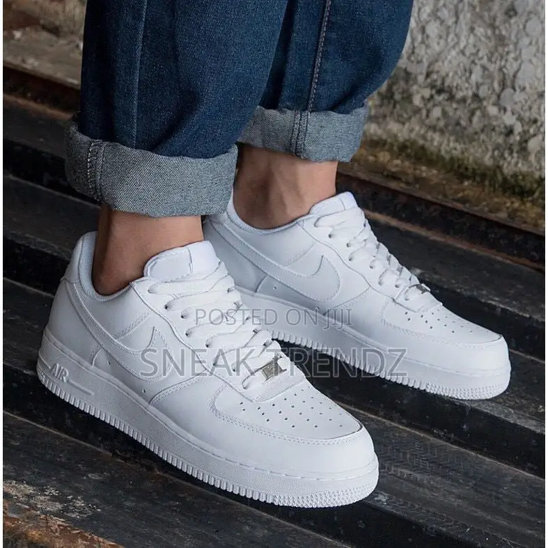 Nike Air Force Leather All White