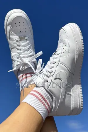 Nike Air Force Leather All White
