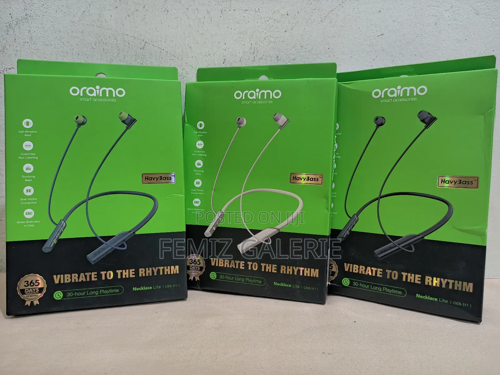 Oraimo Necklace Lite Call Vibration Wireless Headphones