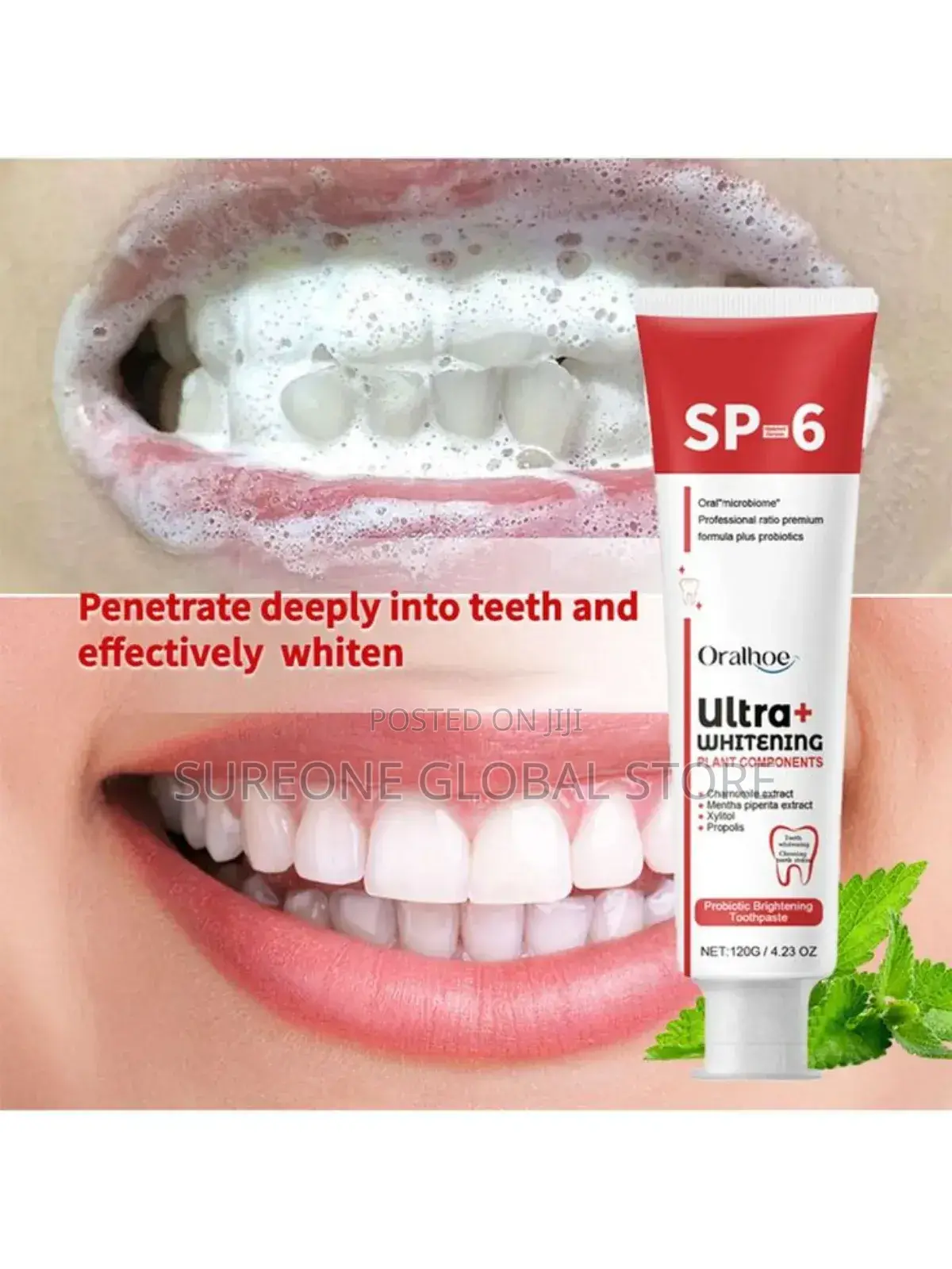 Sp-6 Probiotic Ultra Whitening Toothpaste