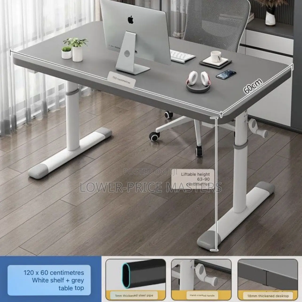 Manual Adjustable Table (120cm)