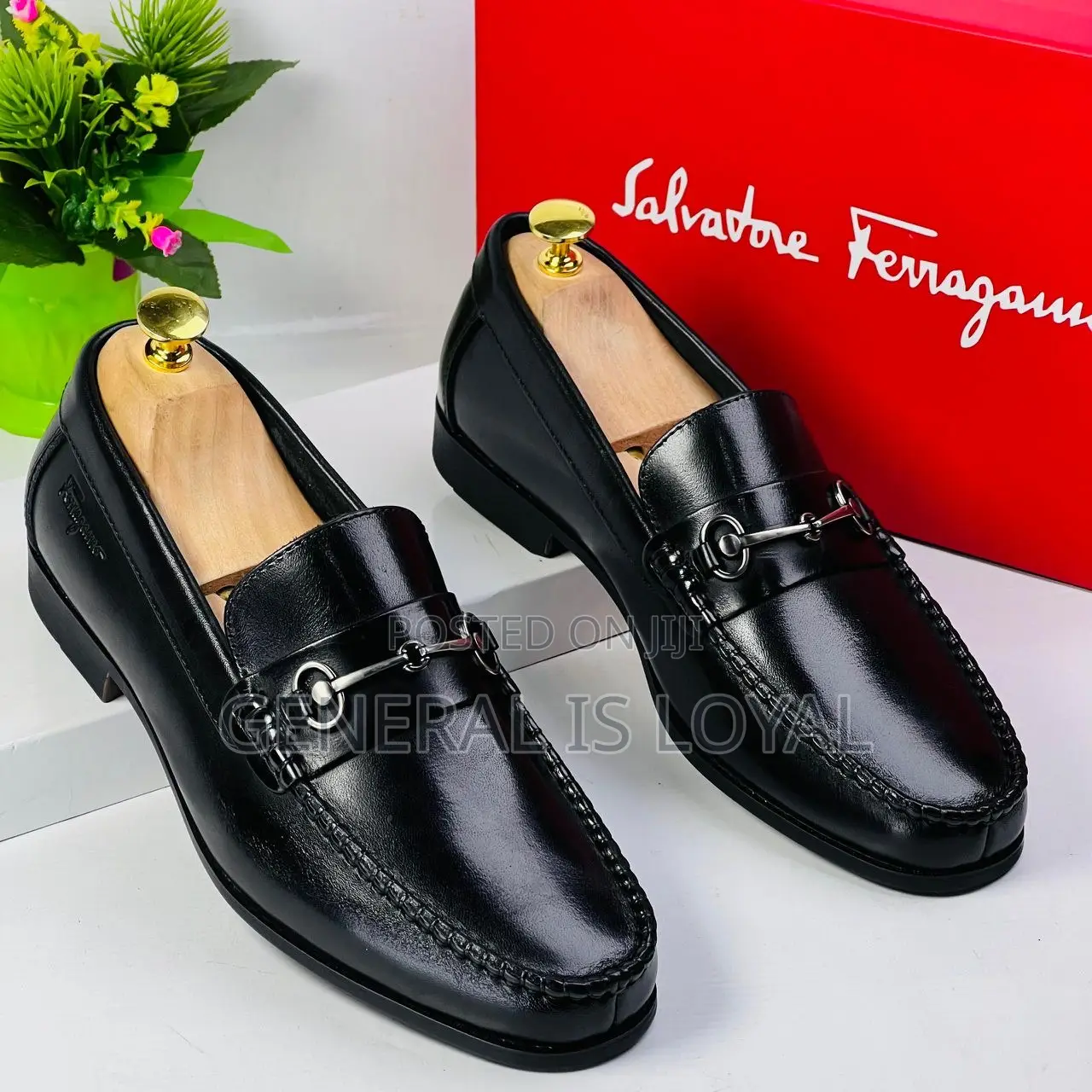 Salvatore Ferragamo Black Flat Shoe