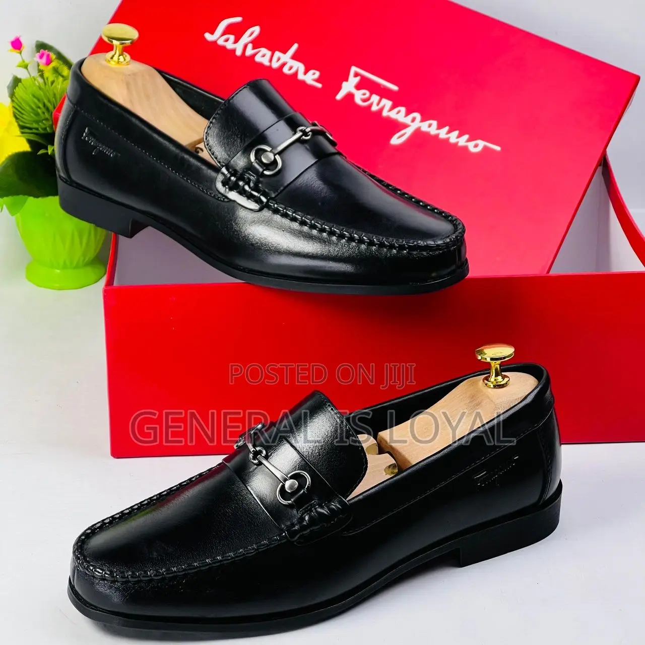 Salvatore Ferragamo Black Flat Shoe