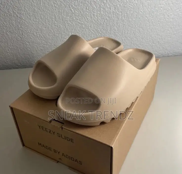 Original Adidas Yeezy Slies Pure Cream