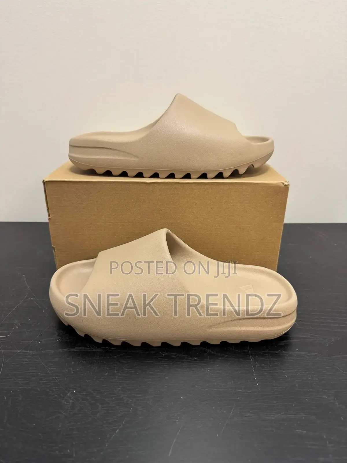 Original Adidas Yeezy Slies Pure Cream
