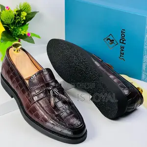 Steve Riots Dark Coffee Gum Sole Shoe