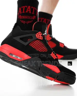 Jordan R4 T Red Black