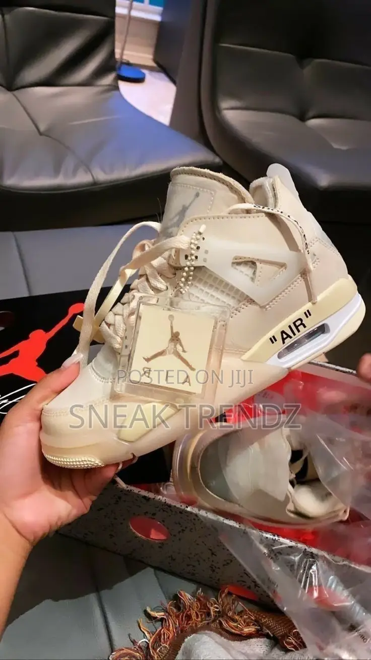 Jordan R4 Off White P Cream