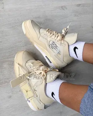 Jordan R4 Off White P Cream