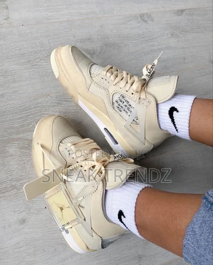 Jordan R4 Off White P Cream