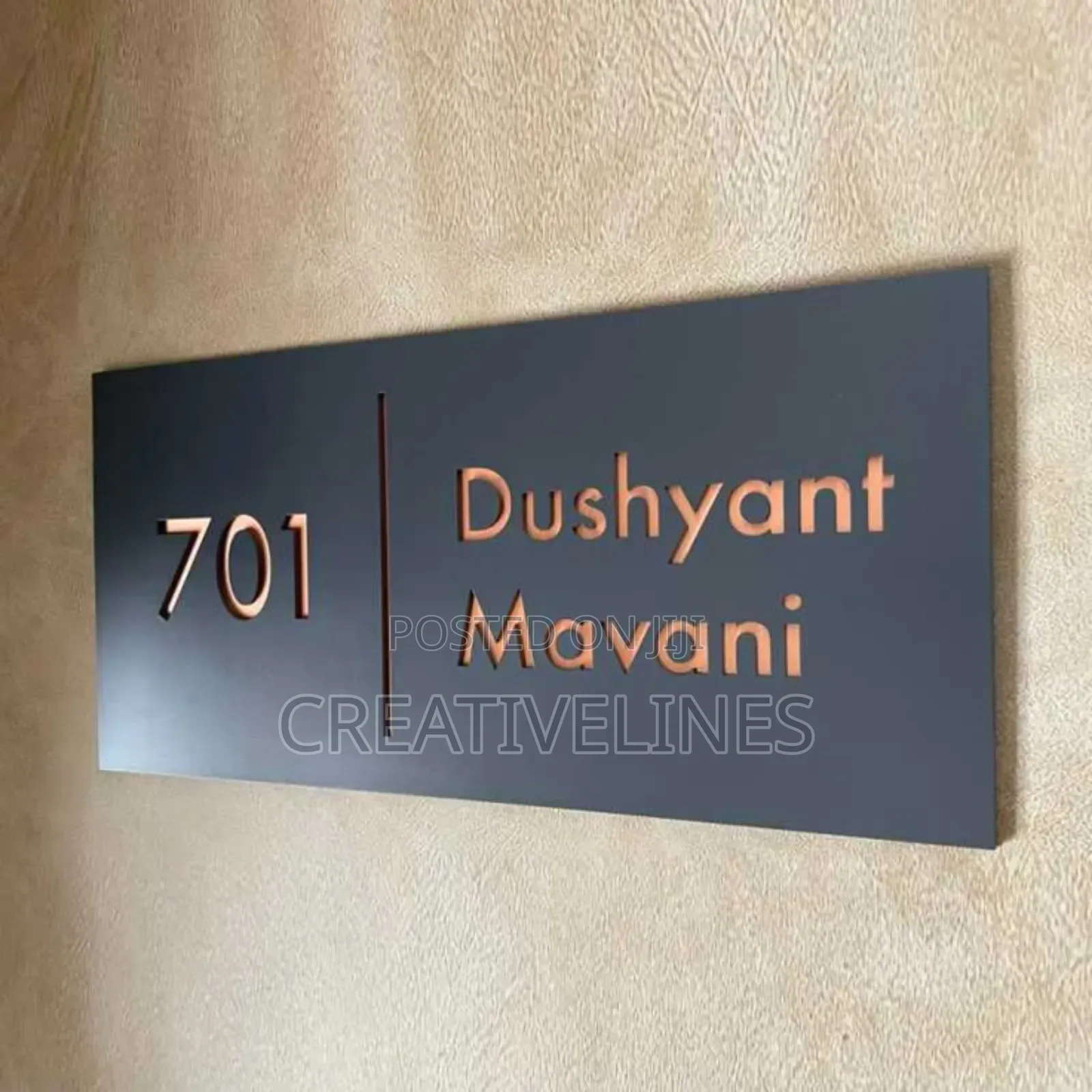 Metallic Directioal Signage