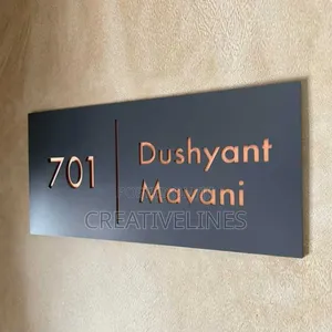 Metallic Directioal Signage