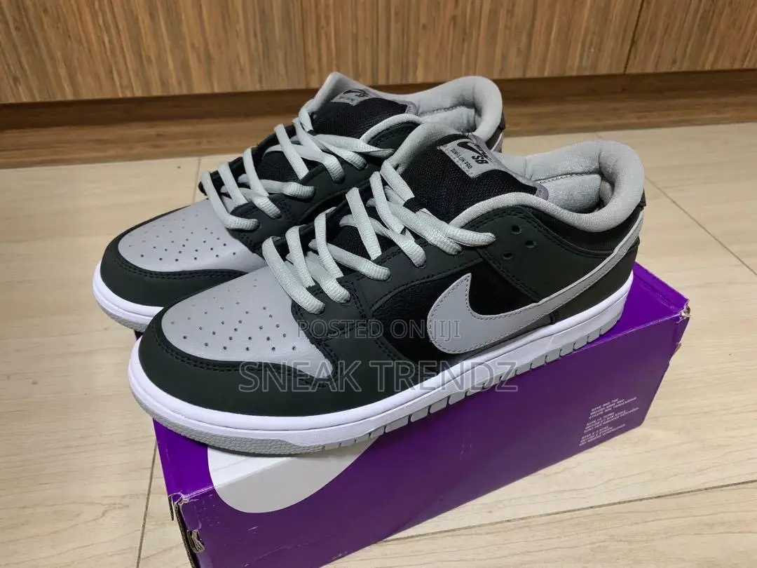 Nike Sb Dunk Leather Ash Black