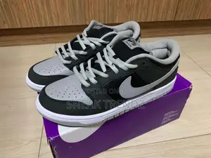 Nike Sb Dunk Leather Ash Black