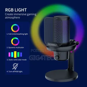 RGB Usb Podcast RGB Gaming Microphone Vm1xs