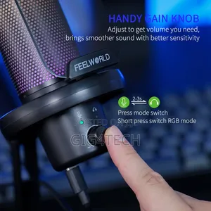 RGB Usb Podcast RGB Gaming Microphone Vm1xs