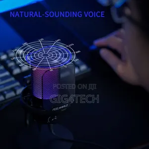 RGB Usb Podcast RGB Gaming Microphone Vm1xs