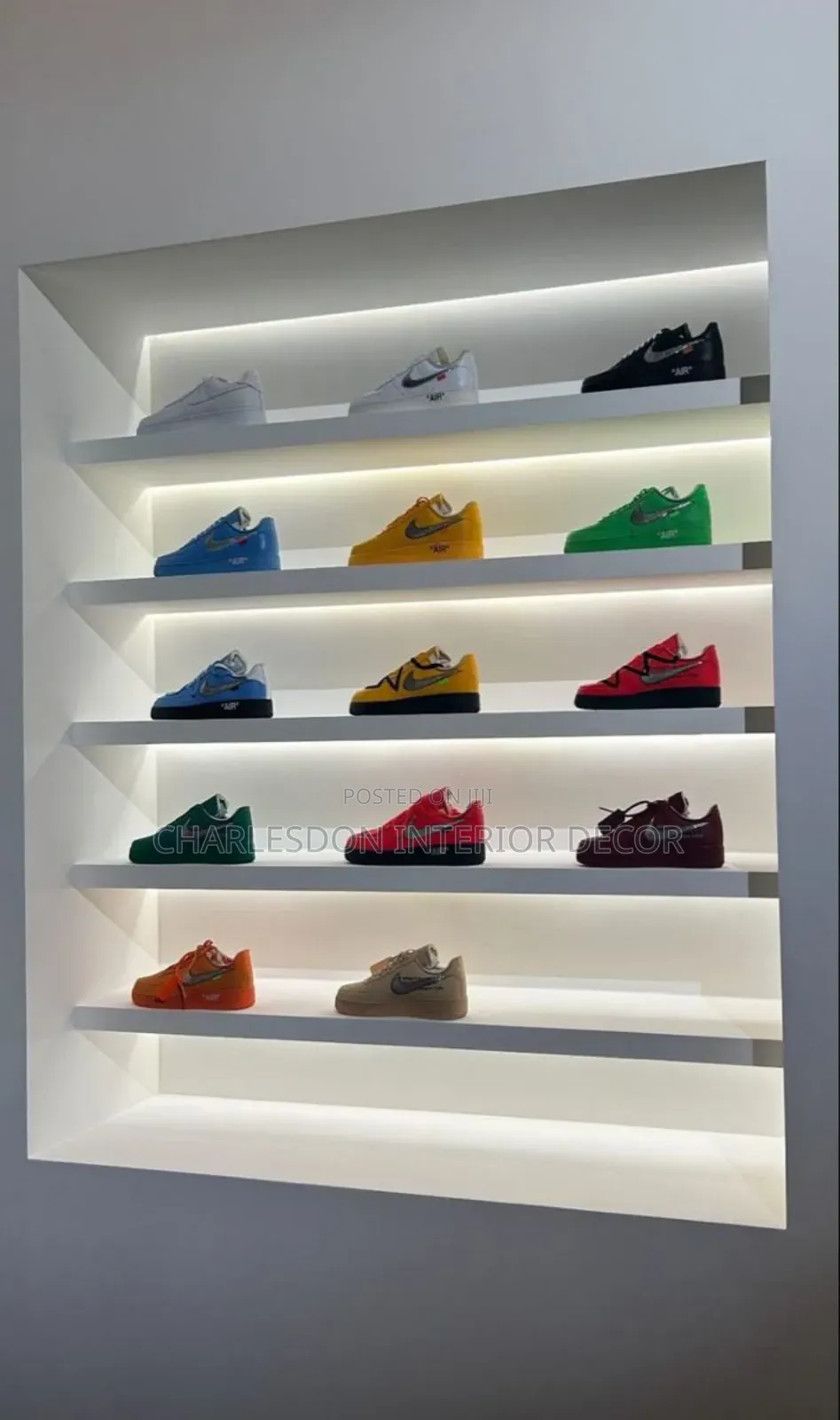 Quality P. O .P Shoe Rack Designer Installation
