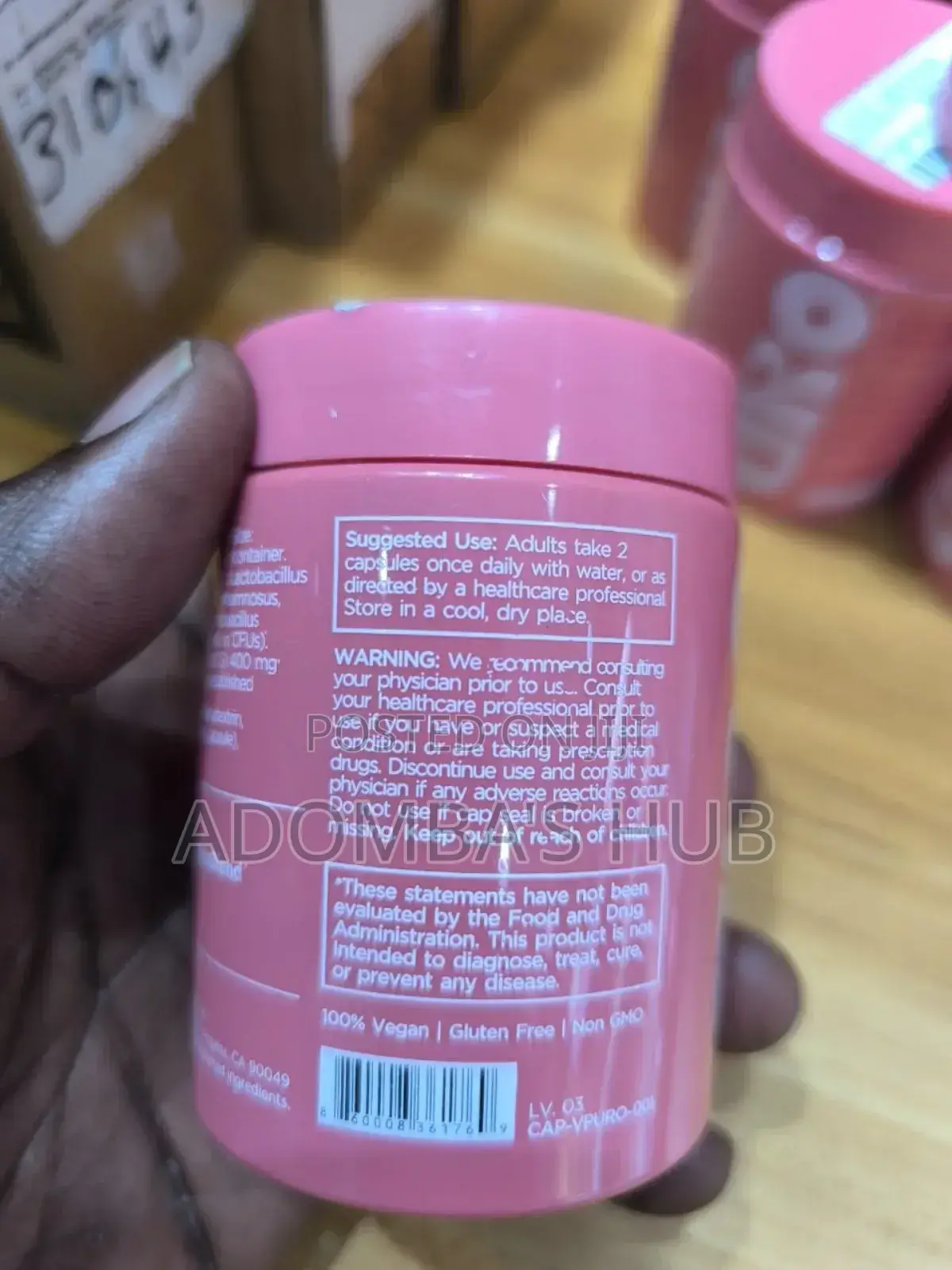 Uro Women's Probiotic Capsules - 60pcs