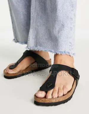 Birkenstock Gizeh Birko-flor - Black