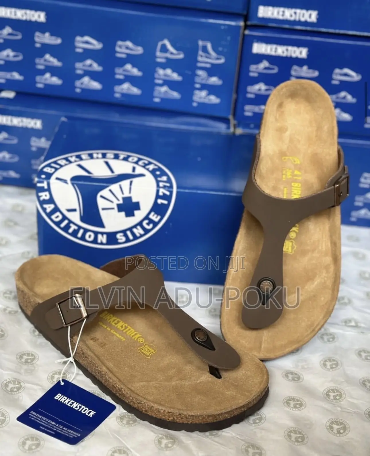 Birkenstock Recovery Thong Sandal ”Brown”