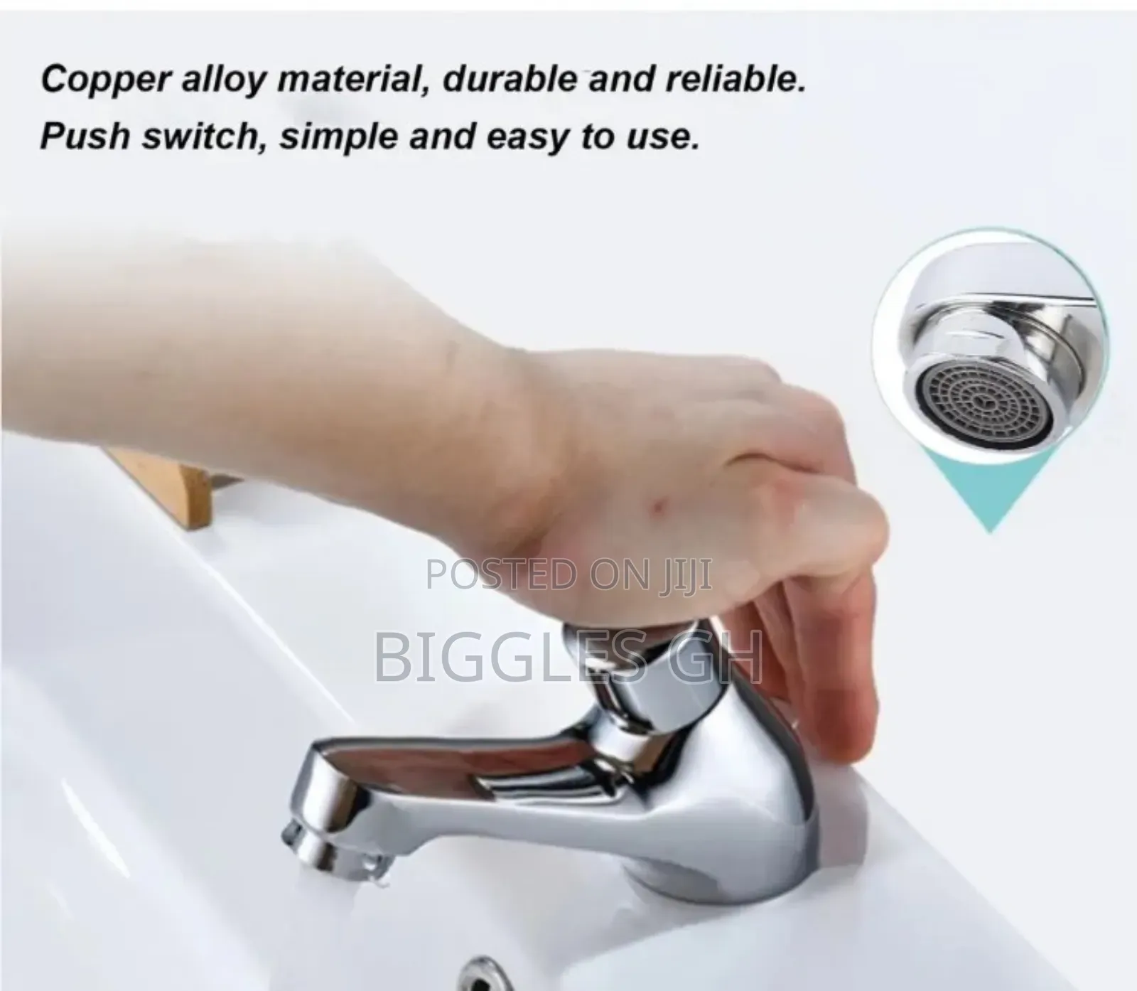 Easy Pressed Push Basin Tap - Quality Tap