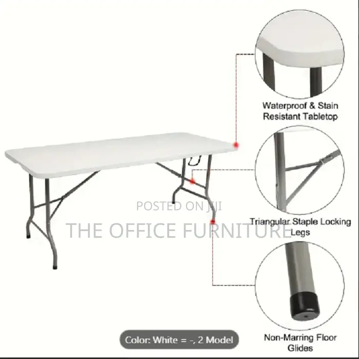 Foldable Table _- 8 Seater