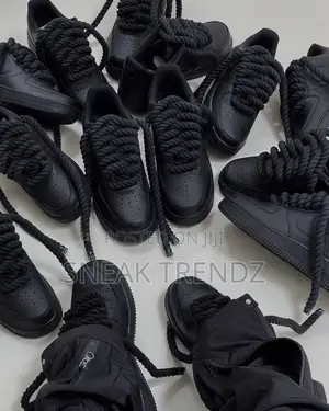 Nike Force Big Lace Black Cat