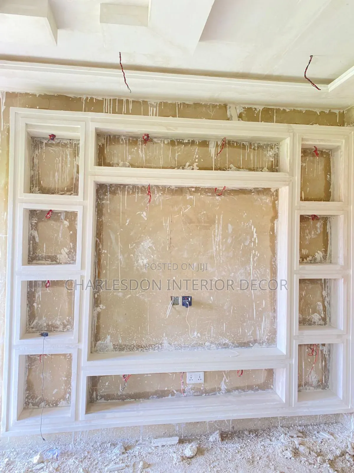 Renovation P O P Ceiling , Tv Stand