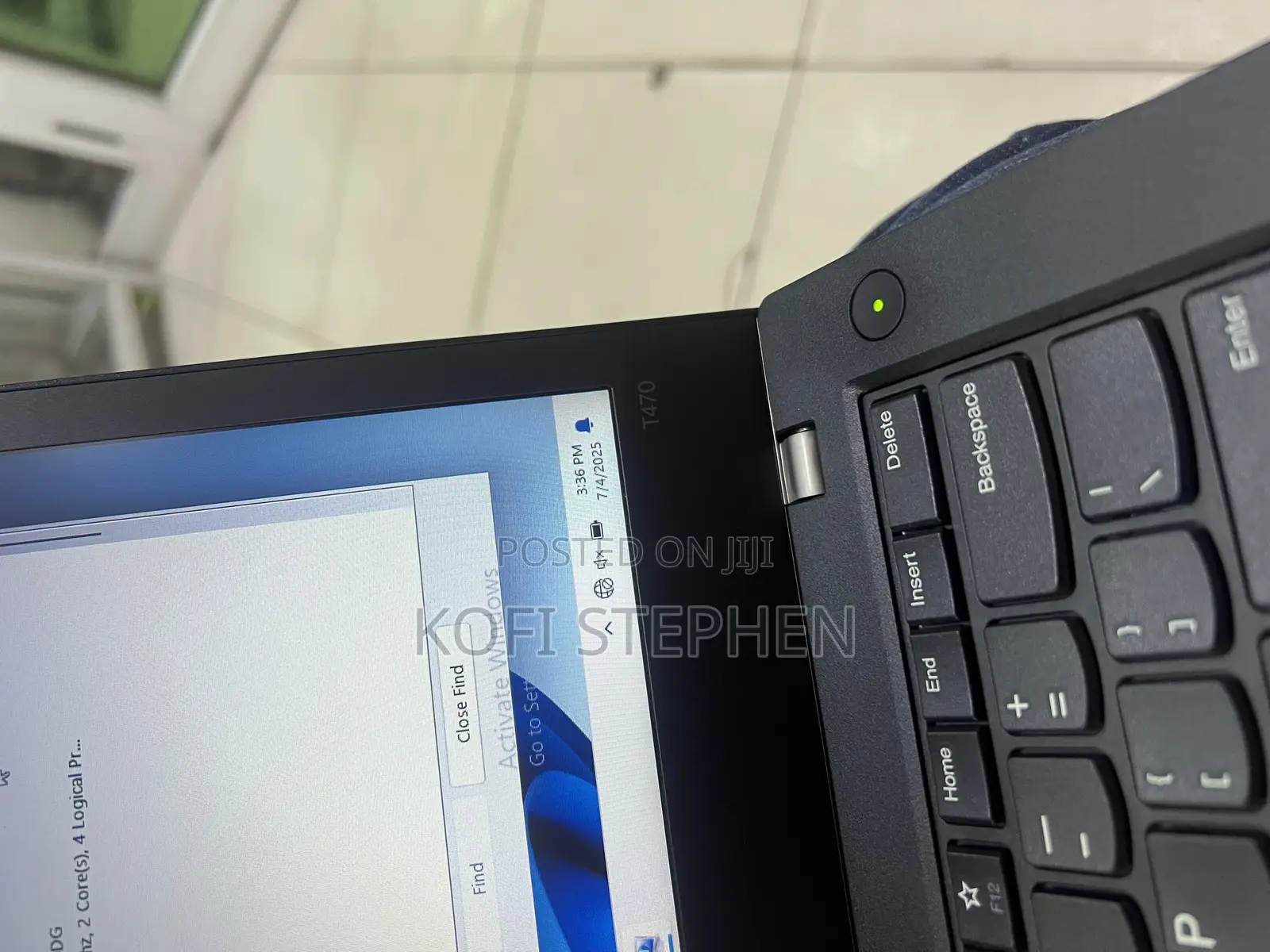 Laptop Lenovo ThinkPad T470 8GB Intel Core I5 HDD 500GB