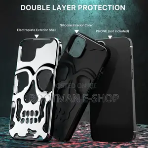 V Volt Compatible With iPhone 11 Pc Case Skull Design