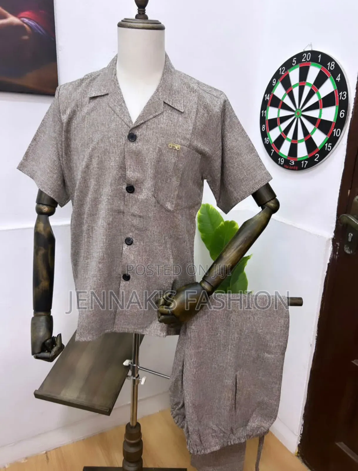 Brown Men's Two Pieces Td