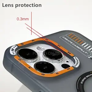 Tech Style Magnetic Frosted Case for iPhone 15 14 13 Pro Max
