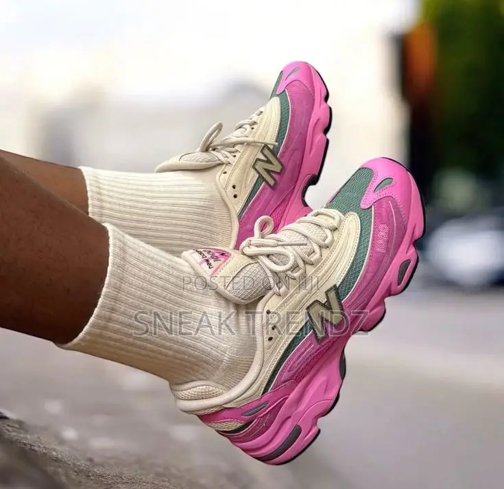 New Balance 1000 Pink Cream Leather