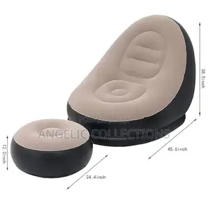 Inflatable Leisure Sofa Chair and Footstool