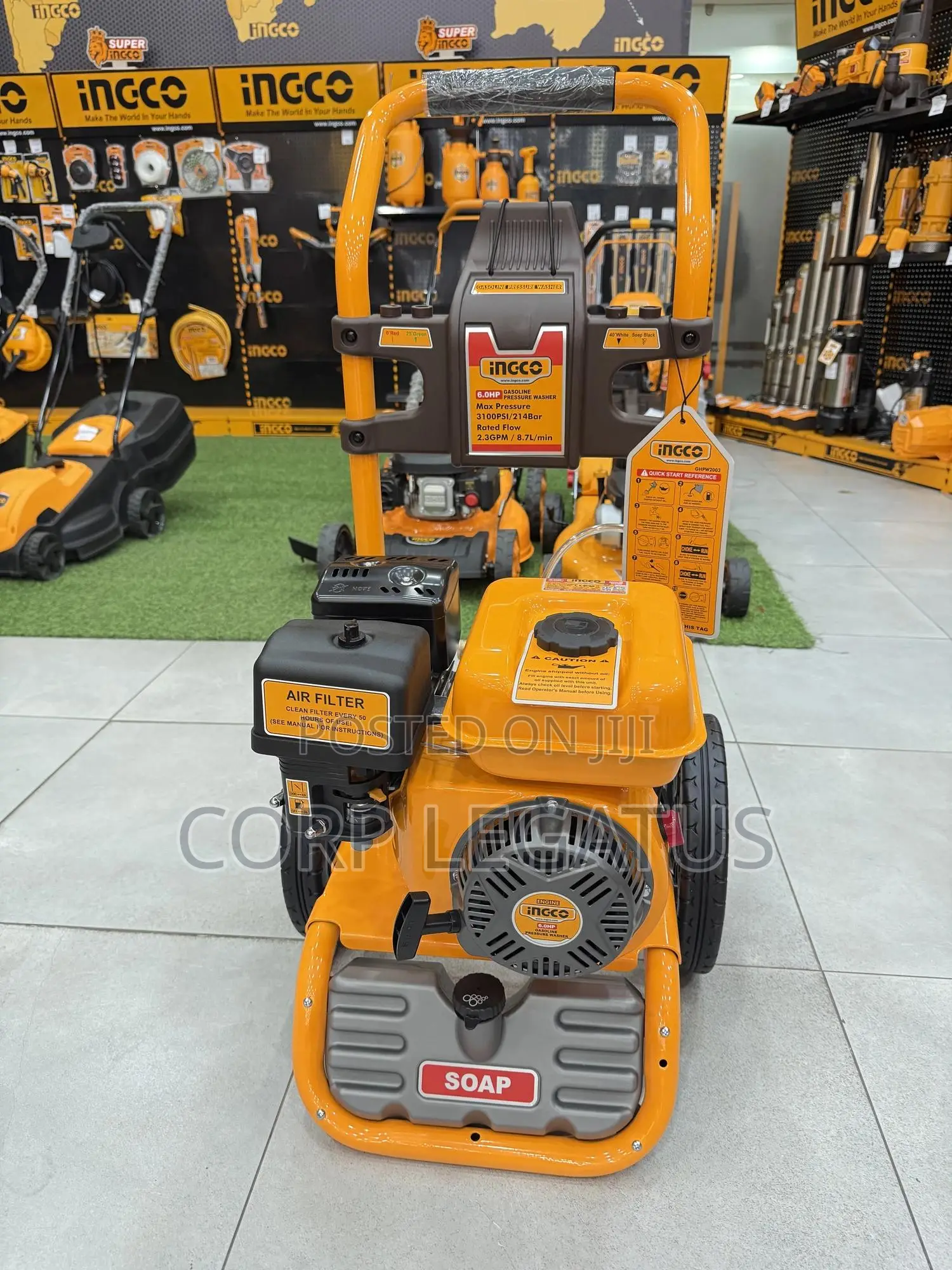 Ingco Gasolin Pressure Washer Ghpw2003