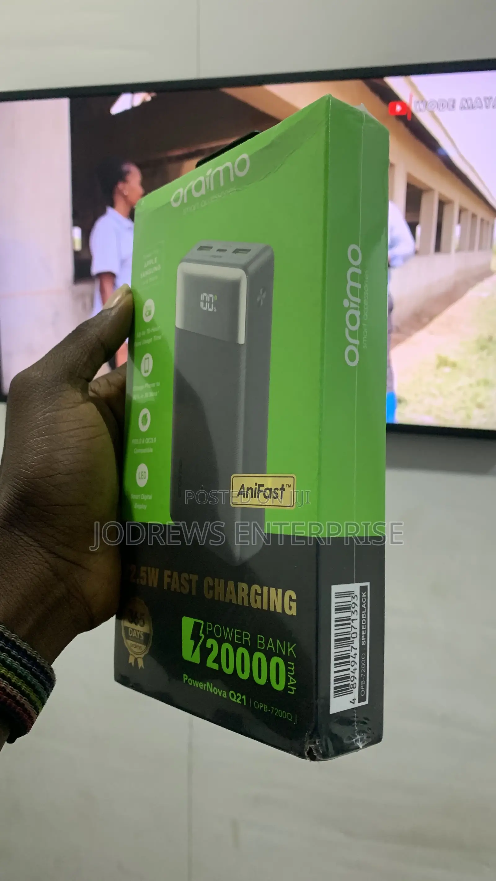 Oraimo Powernova Q21 20000mah 22.5w Power Bank