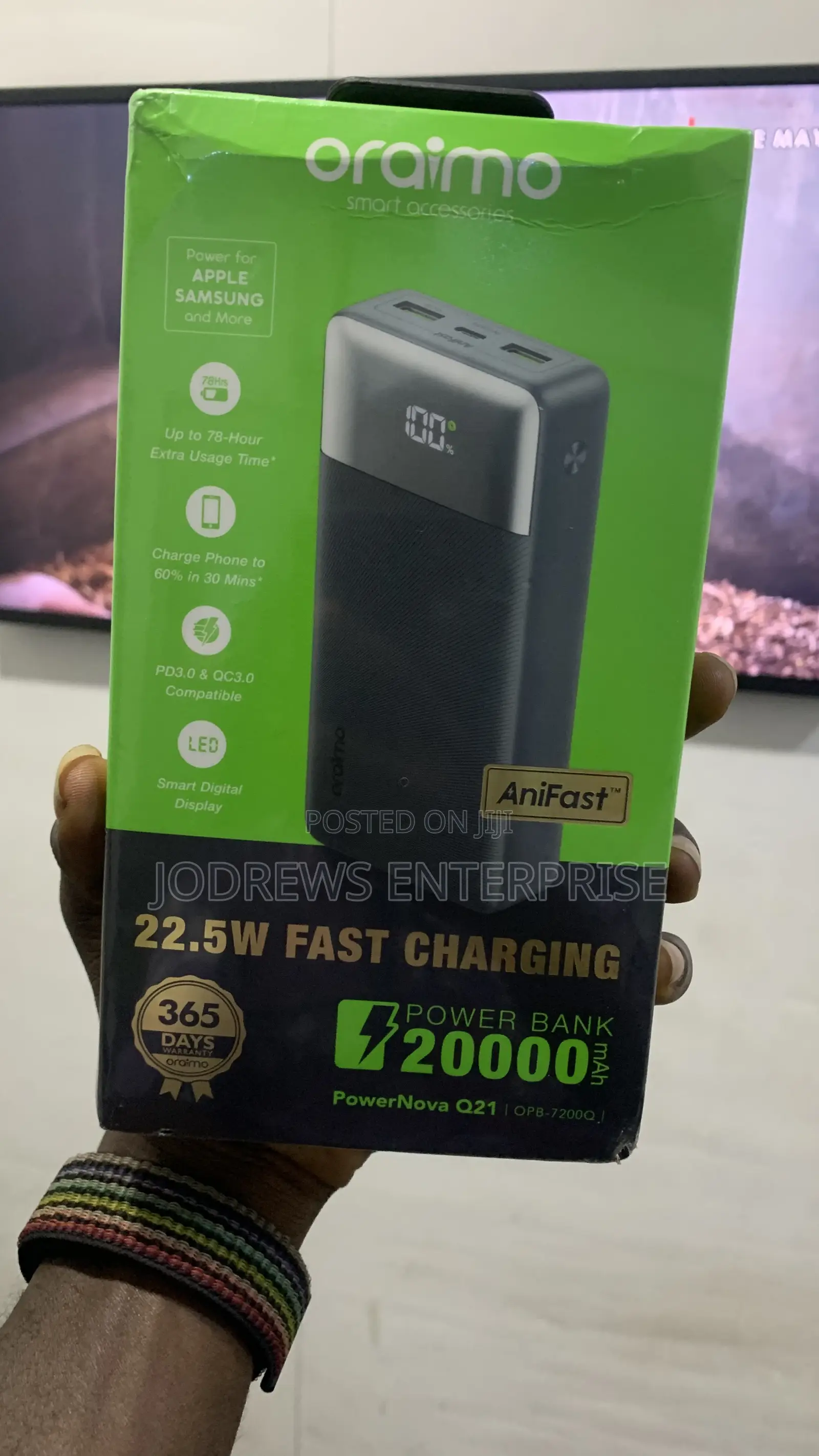 Oraimo Powernova Q21 20000mah 22.5w Power Bank
