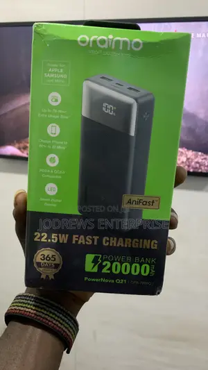 Oraimo Powernova Q21 20000mah 22.5w Power Bank
