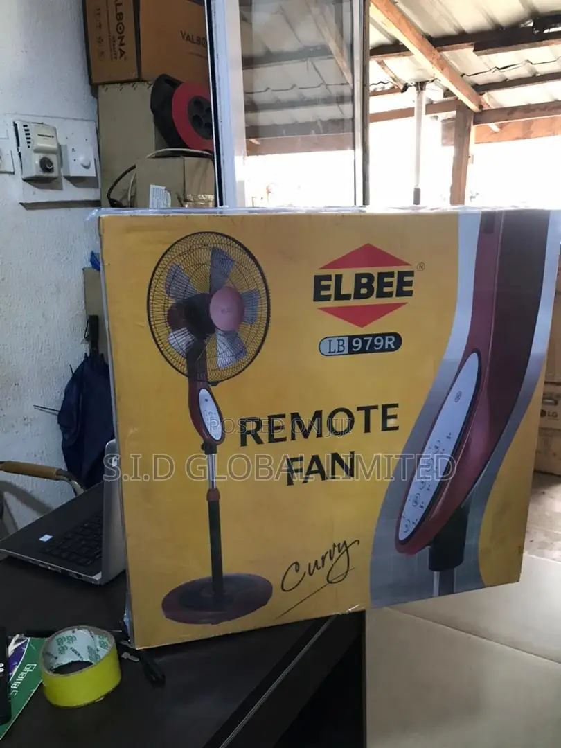 Elbee Remote-Controlled High Performance Stand Fan
