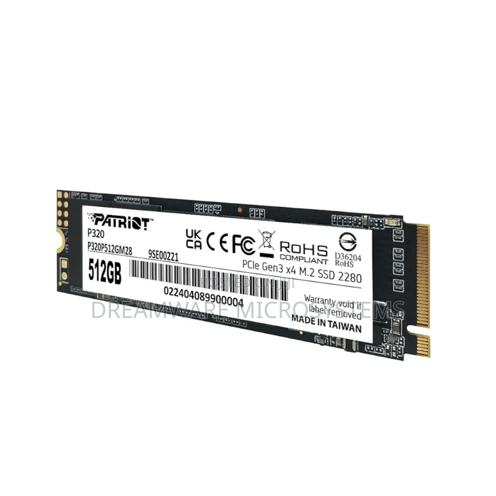 Patriot P300 M.2 512gb SSD Gen 3 X4