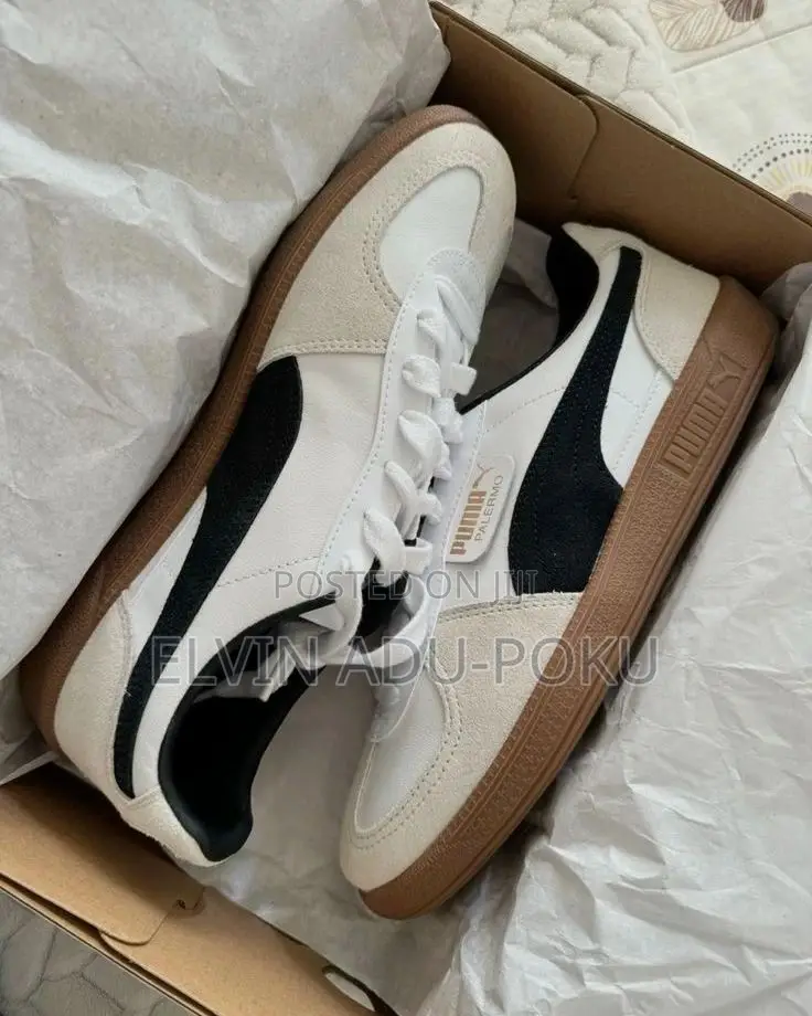 Puma Palermo "Puma White/Vapor Gray/Gum"
