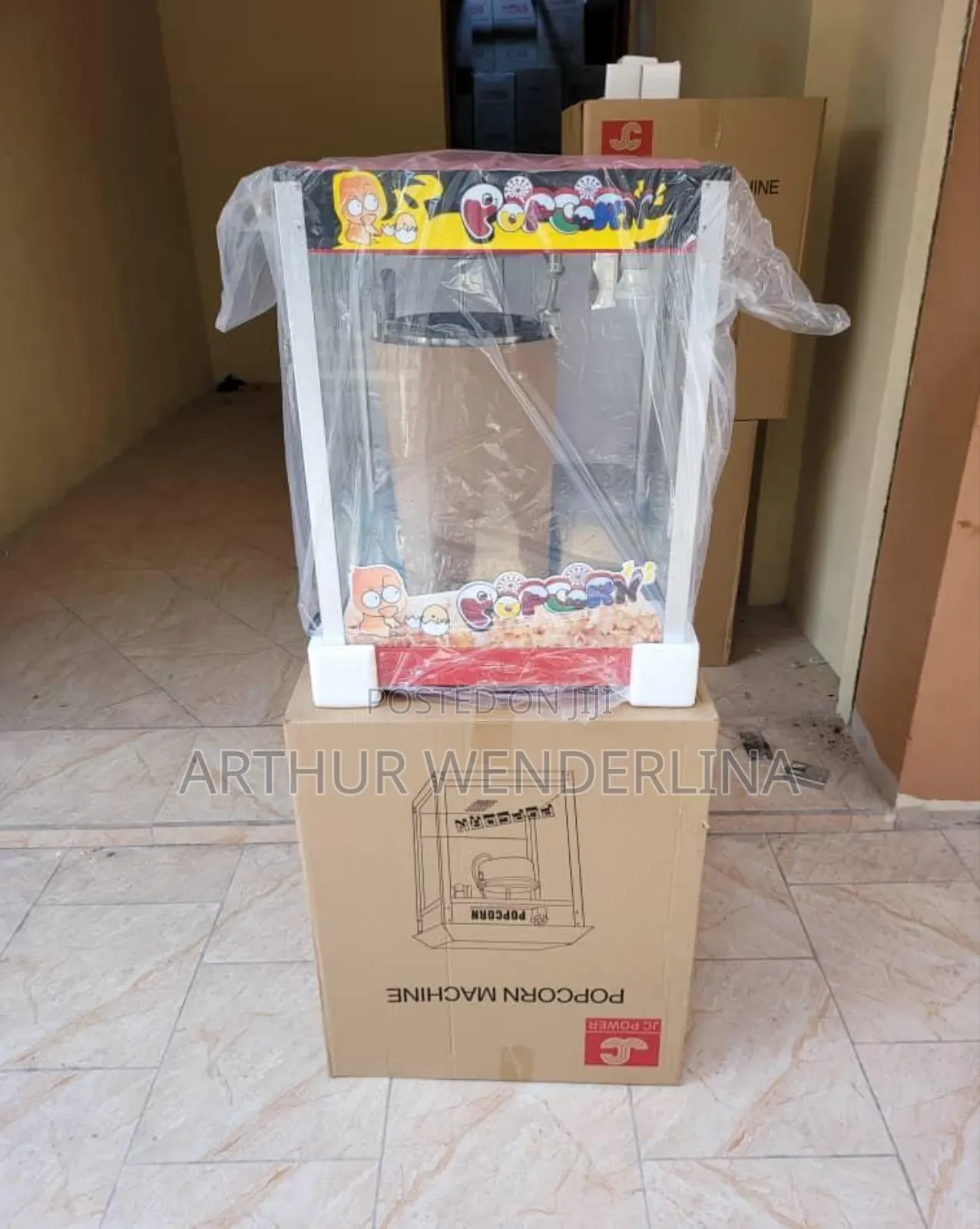 Jc. Power Foriegn Double Electric Popcorn Machine