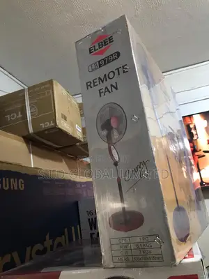 Elbee Stand Fan With Remote Control for Convenience