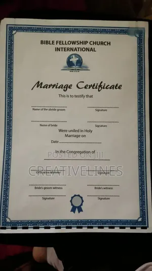 Print Marriage Certificate